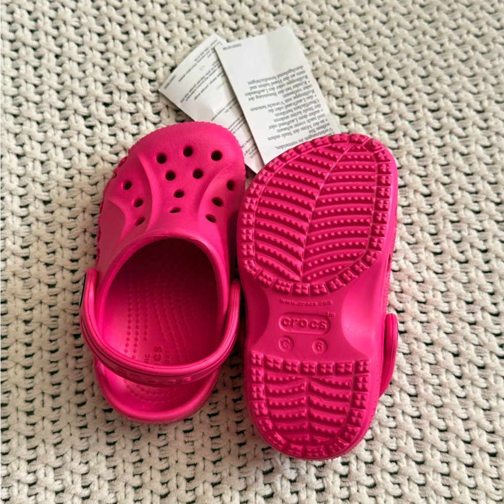 CROCS Kids Vibrant Pink Sandals